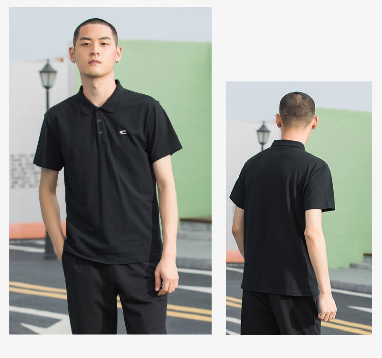 赛琪 男女同款纯色POLO衫 图12