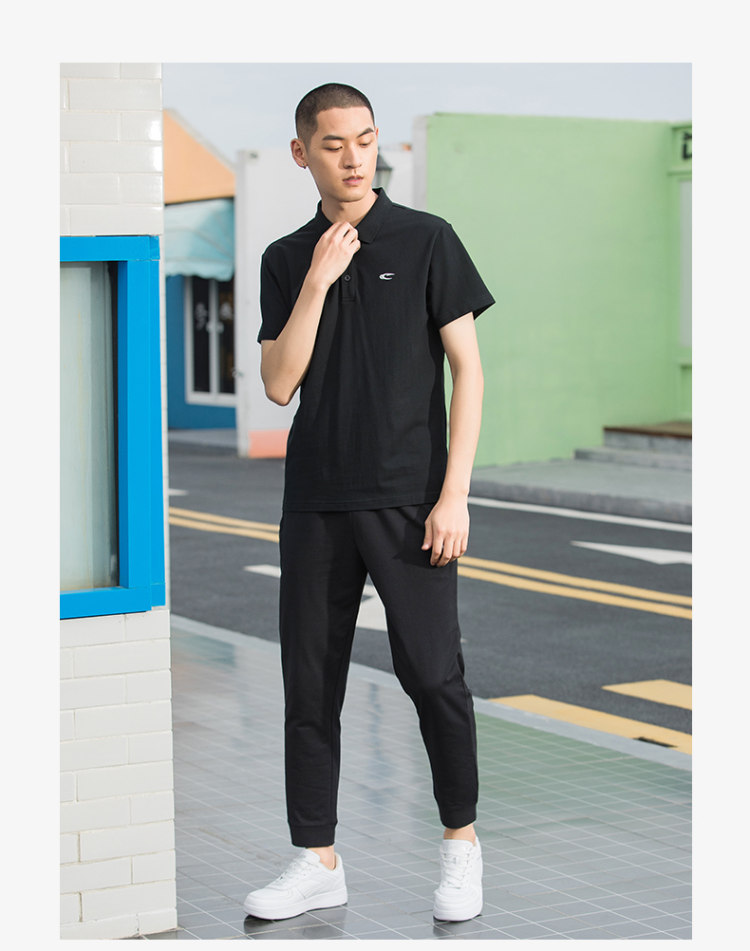 赛琪 男女同款纯色POLO衫 图11