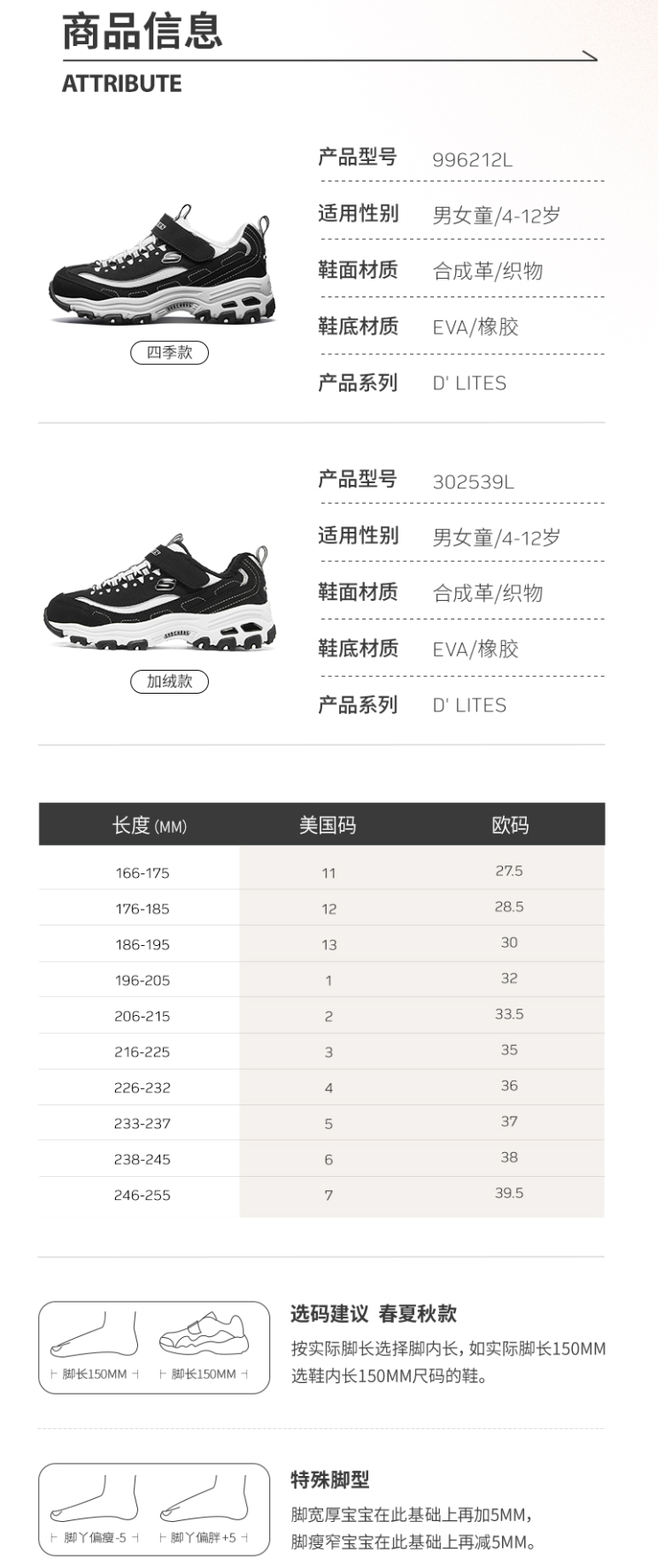 斯凯奇 Skechers 网布/加绒款 儿童经典厚底爆款熊猫鞋 图6