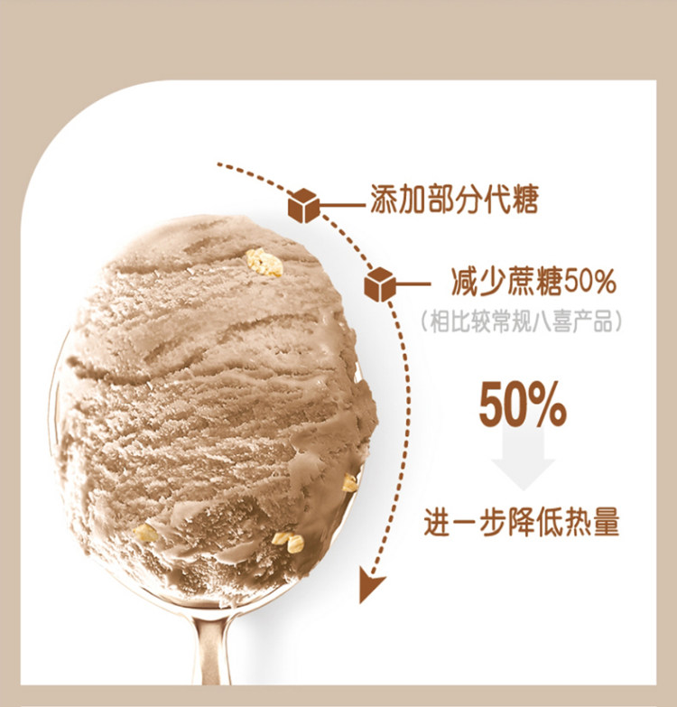 八喜 0蔗糖轻卡 牛奶冰淇淋 10杯组合装 图13