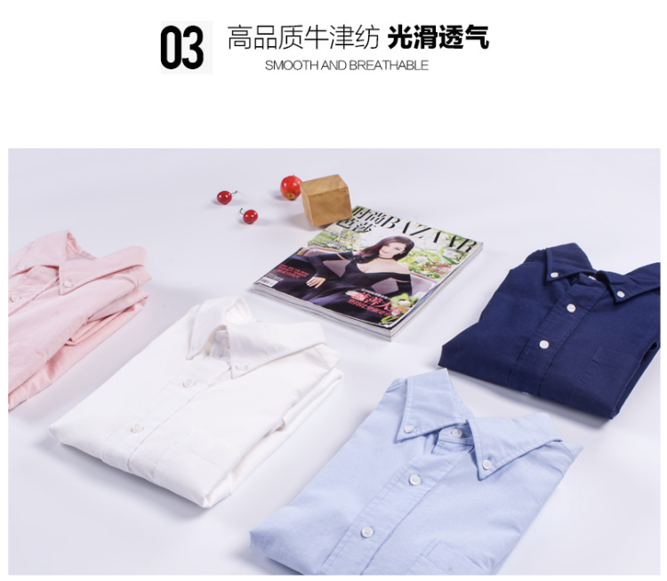 本米 男阿克苏长绒棉 牛津纺衬衫 图4