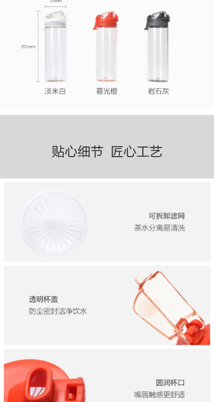 小米旗下 Tritan进口材质水杯 图8
