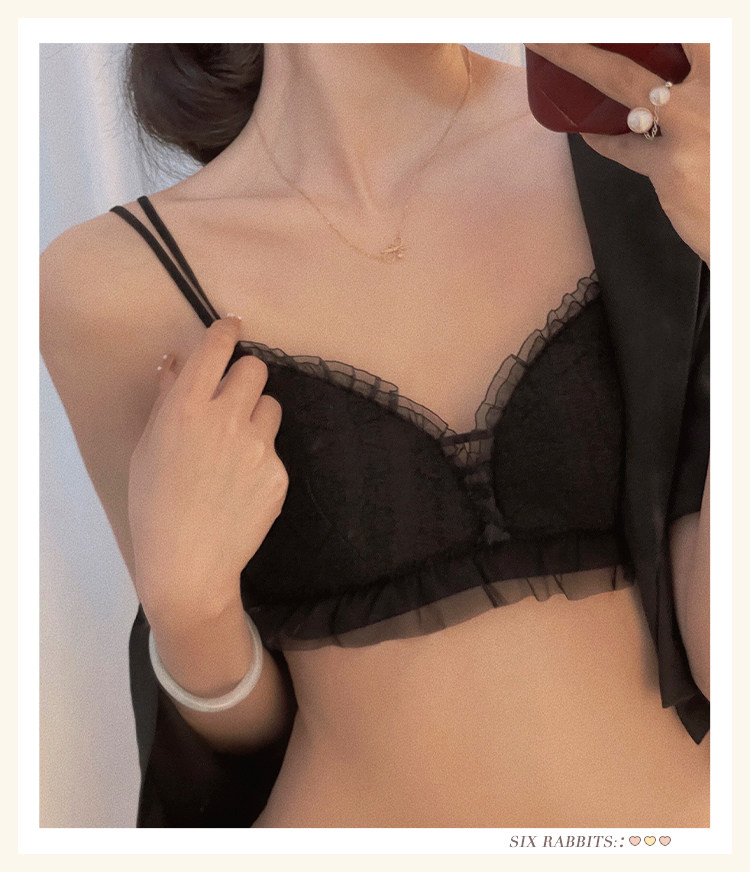 六只兔子 甜美性感蕾丝文胸 图8