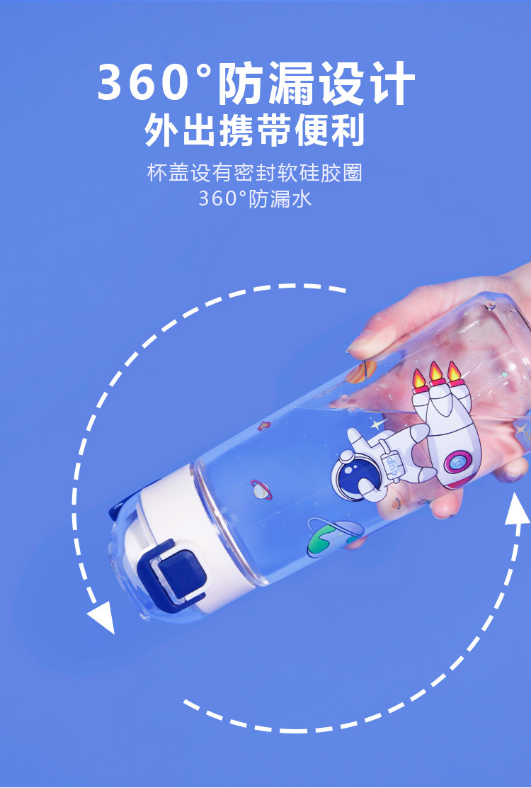 进口Tritan卡通杯620ml 图6