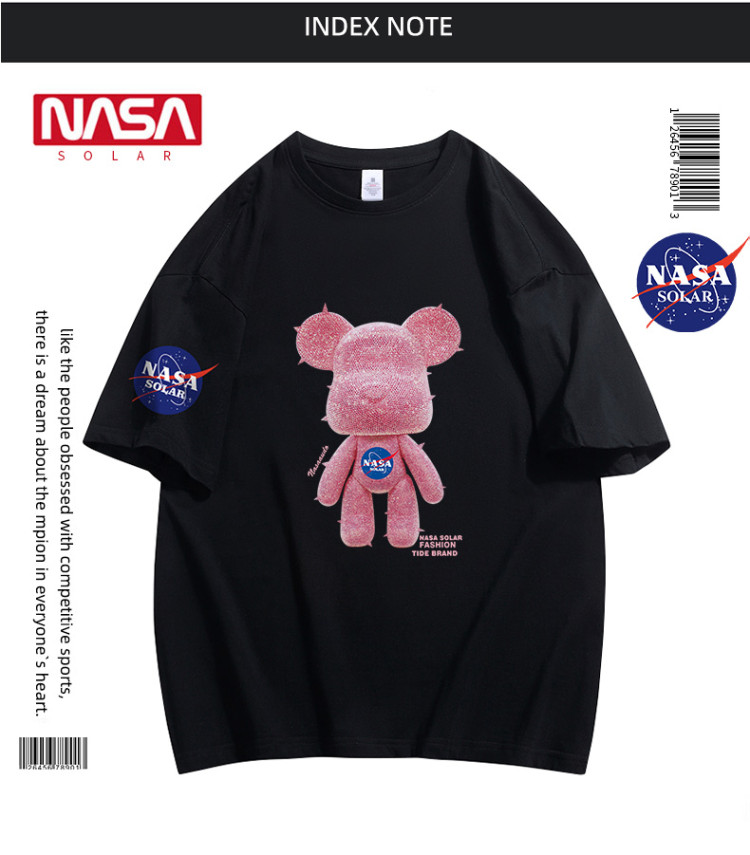 NASA 联名款宽松情侣短袖 图8