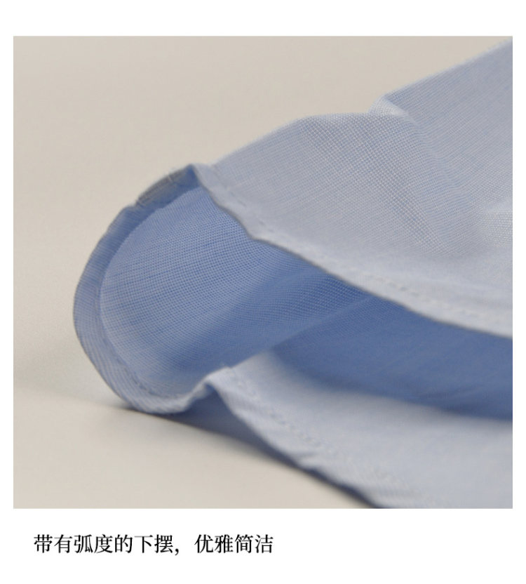 富绅 温莎领 夏季丝光棉男士短袖衬衫 图8