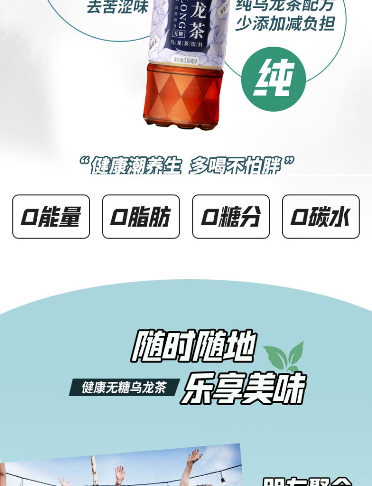 无糖乌龙茶饮料510ml*15瓶 图5