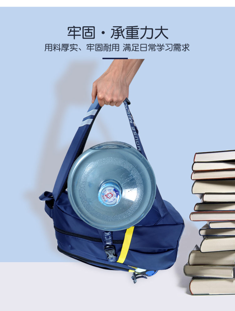 Disney 迪士尼 护脊减负小学生书包 图2