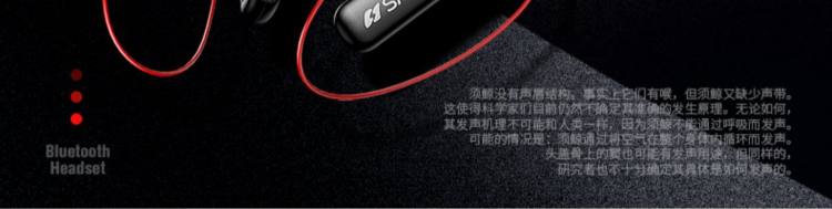 山水 I37无线跑步运动蓝牙耳机 双耳四喇叭 音质卓绝 图8