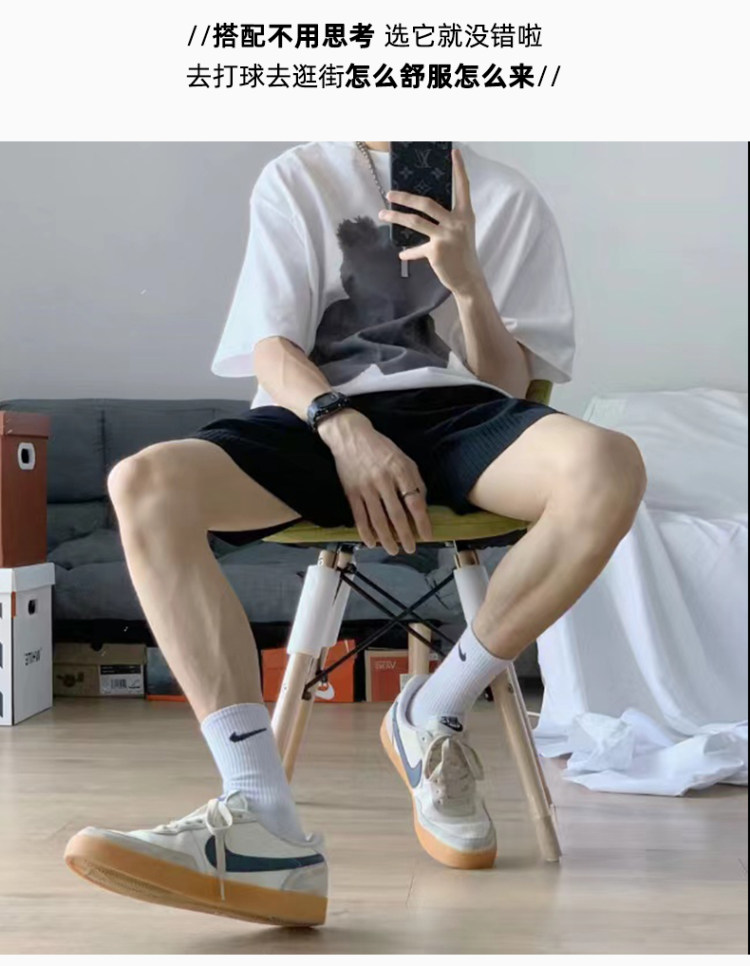 耐克 正品男女纯棉毛巾底运动袜子 图7