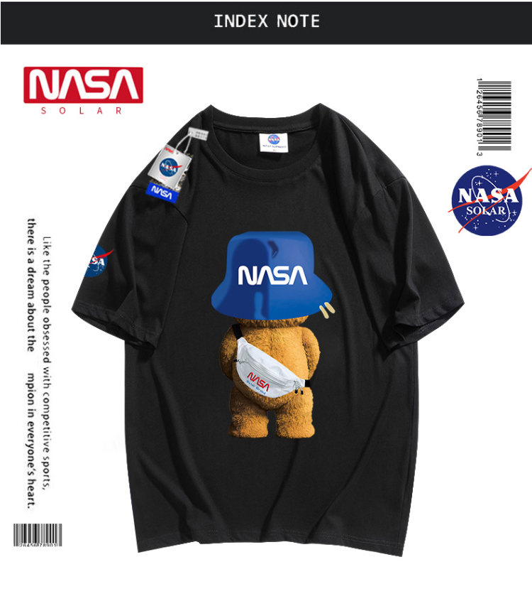 NASA SOLAR联名款 NASA小熊印花短袖 图9