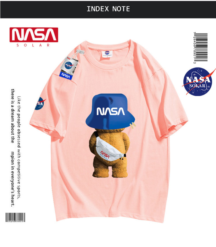 NASA SOLAR联名款 NASA小熊印花短袖 图10