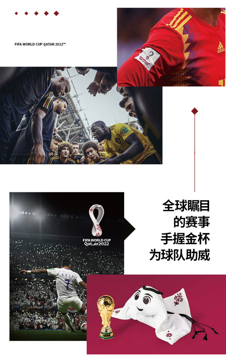 FIFA 2022卡塔尔世界杯足球纪念品球迷周边水笔 图1