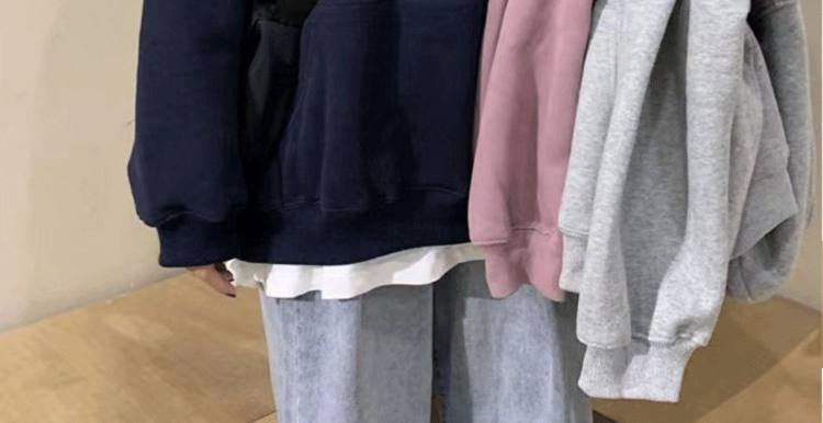 ins连帽卫衣女春秋薄款 图2