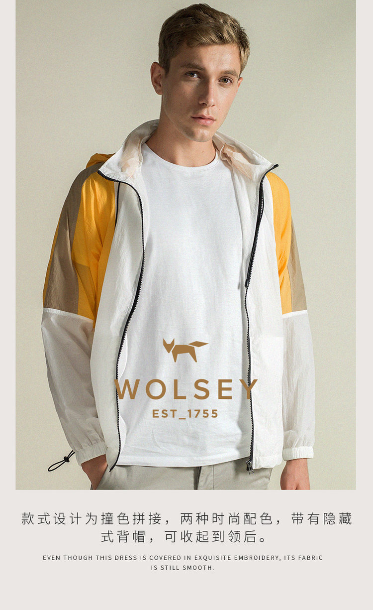 英国皇室品牌 Wolsey 果岭系列 轻薄夹克 防晒衫 图3