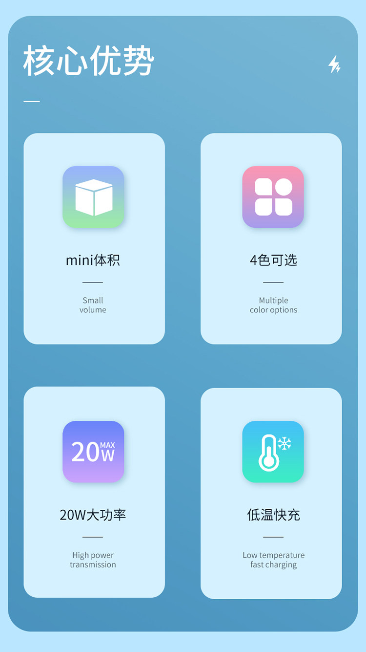 罗马仕PD快充20W苹果充电头 图2