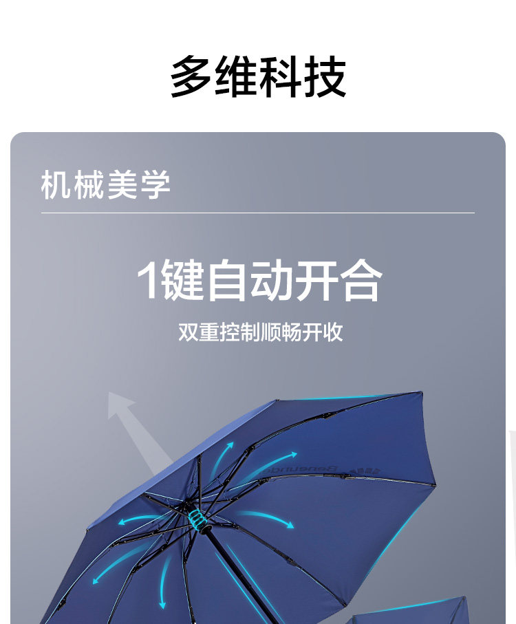 Banana Under 蕉下 起始系列 全自动反向晴雨伞 图6