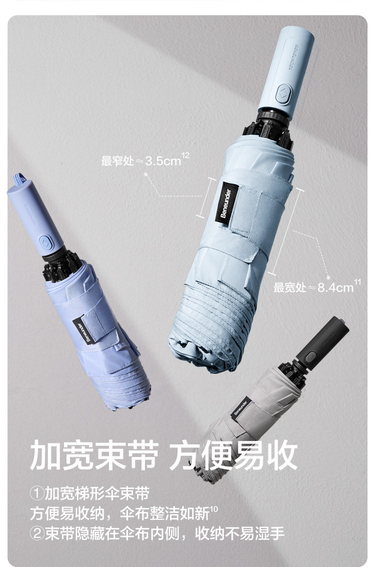 Banana Under 蕉下 起始系列 全自动反向晴雨伞 图13