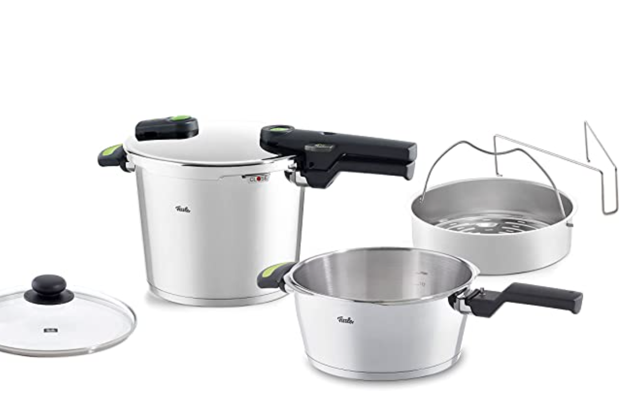 <span>降￥288！</span>Fissler 菲仕乐 Vitaquick® Green系列 6L压力锅+3.5L压力煎锅套装新低1798元