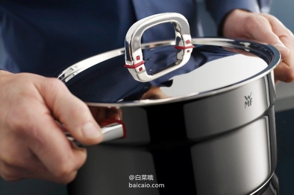 WMF 完美福 Premium One顶级系列 不锈钢红圈锅 20cm €47.35 直邮到手￥580