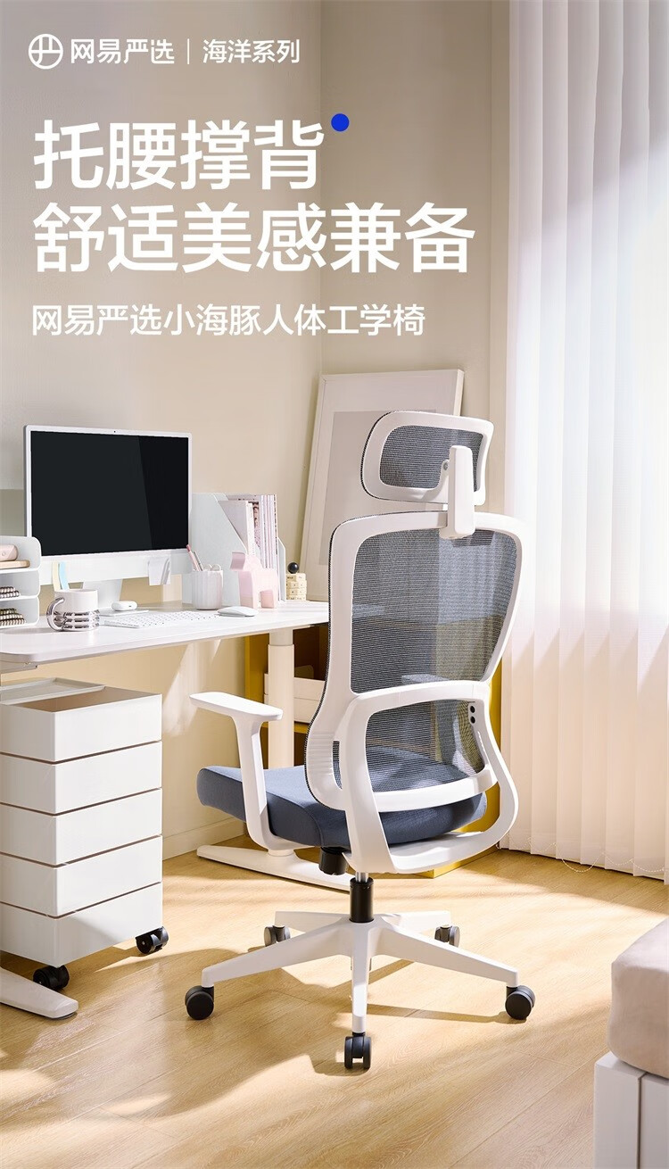 网易严选 小海豚转椅 黑框+逍遥（基础款）4084122 299元包邮 买手党-买手聚集的地方