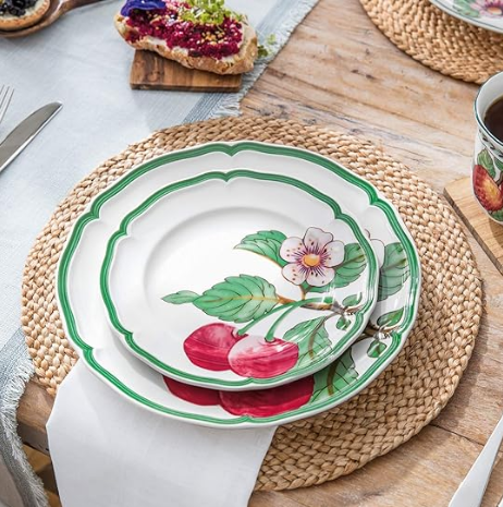 Villeroy & Boch 德国唯宝 French Garden法式花园系列 扁碗4件套 24cm624.95元