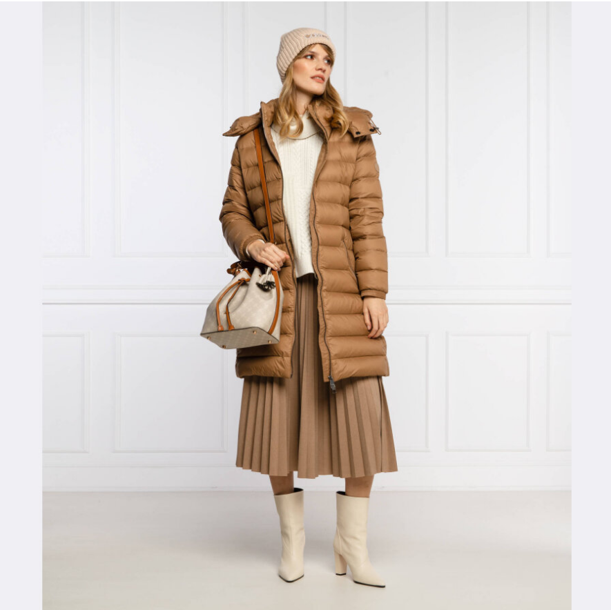 BOSS Hugo Boss 雨果·博斯 C_pampana 女士轻量中长连帽羽绒服 504363151331元