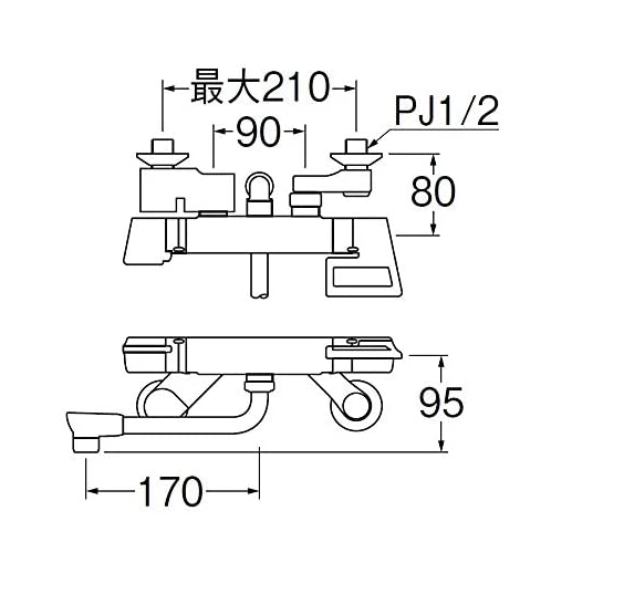 销量第一！日本进口 SANEI 三荣水栓 恒温淋浴花洒 SK181D-13559.58元