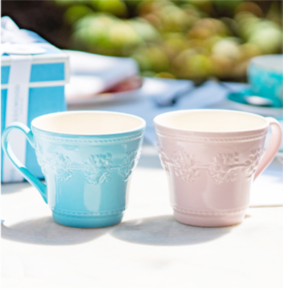 Wedgwood 玮致活 欢愉假日系列 马克杯对杯350ml*2个 S8951100013新低143.78元