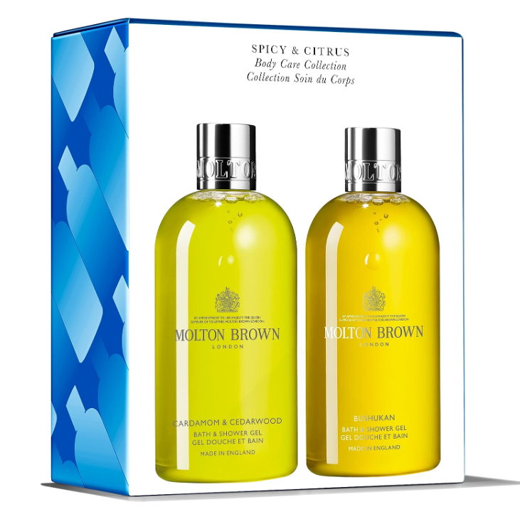 Molton Brown 摩顿布朗 豆蔻雪松+灌木香氛沐浴露礼盒300mL*2瓶史低221元