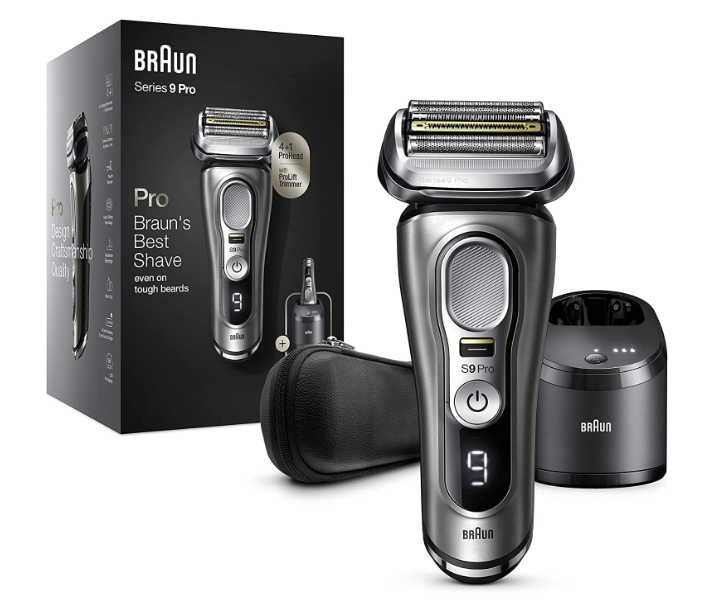 直降100元！Braun 博朗 S9 Pro 9465CC 顶配5合1智能清洁 电动剃须刀新低1365元