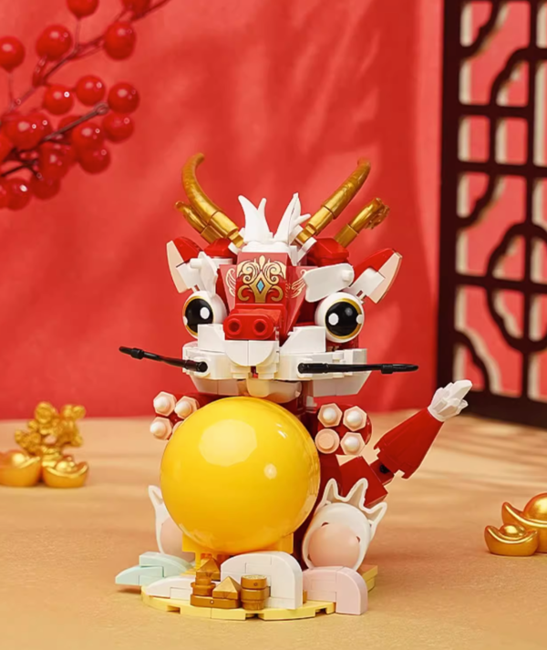keeppley 奇妙积木 K19909 龙抱金珠 龙年限定拼装玩具