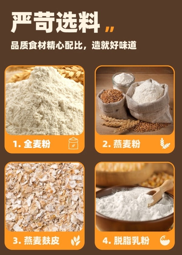 光合力量 生椰咖啡全麦面包 800g/箱