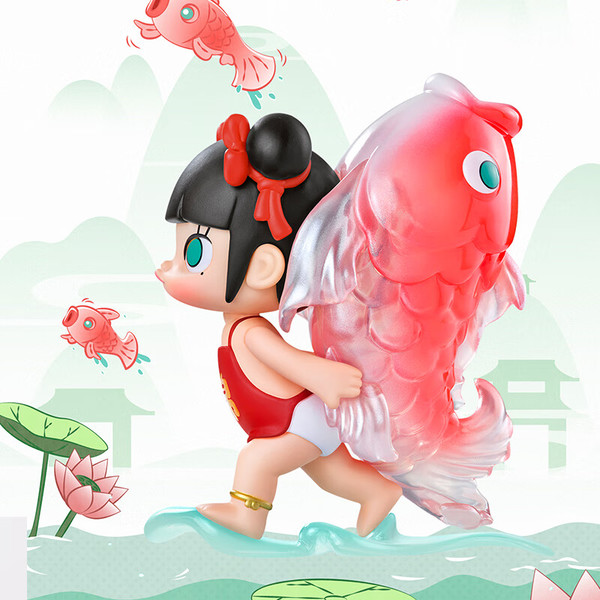 POP MART 泡泡玛特 MOLLY抱紧你手办吊卡