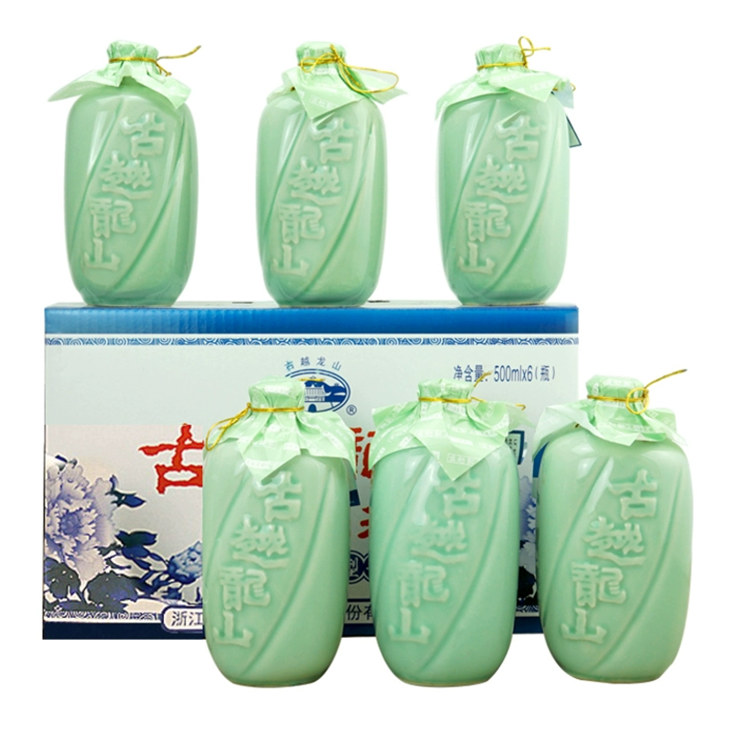 古越龙山 八年陈花雕 500ml*6瓶 170元包邮（28.33元/瓶） 买手党-买手聚集的地方