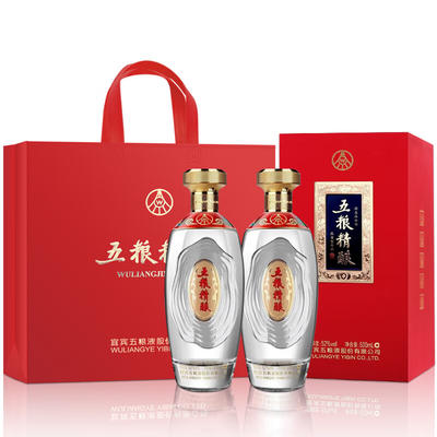 五粮精酿52度礼盒装图片