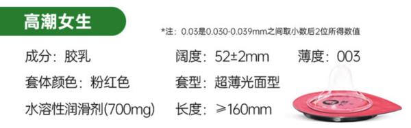 大象 水润超薄安全套组合 22只（高潮女生*9只+幻薄*13只）