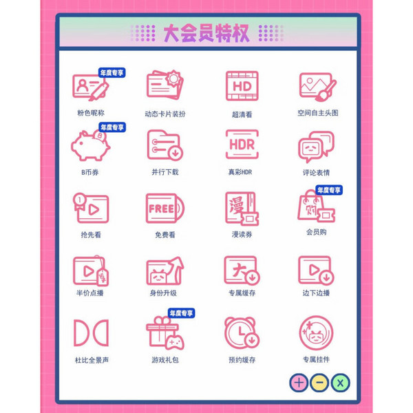 bilibili 哔哩哔哩 大会员年卡