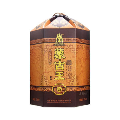 蒙古王39度本色酒500ml图片