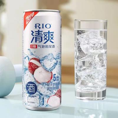 rio锐澳鸡尾酒清爽0糖低度伏特加5度气泡酒微醺果酒330ml新品罐装