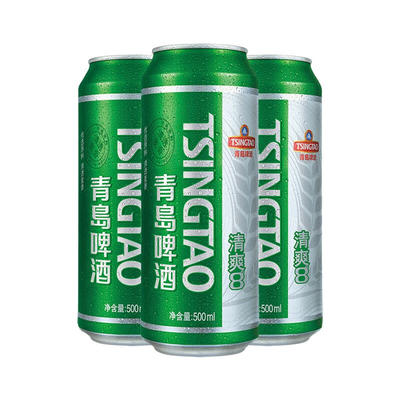 青岛啤酒 清爽500ml*9听