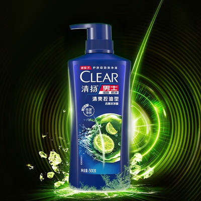 clear清扬男士去屑洗发露清爽控油型500g