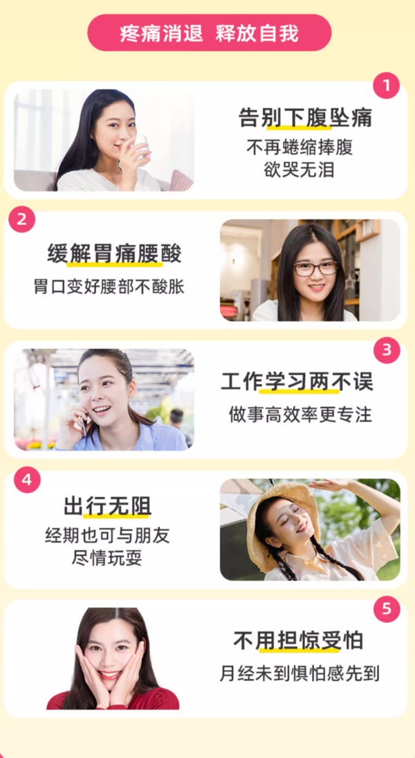三井药品 生理期止痛镇痛药 20片