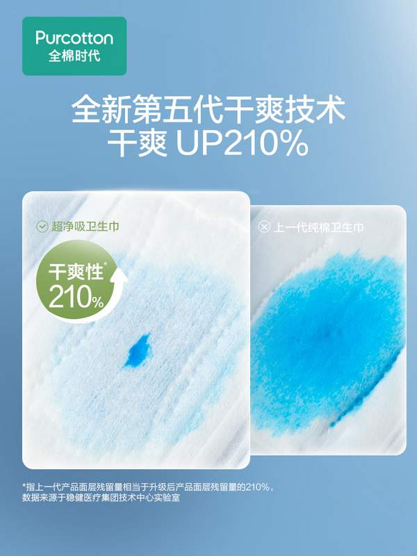 全棉时代 奈丝公主 100%全棉超净吸+100%有机棉卫生巾62片组合 35.1元包邮 买手党-买手聚集的地方