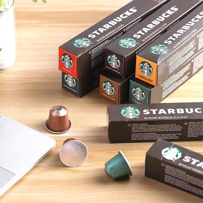 starbucks星巴克nespresso浓遇胶囊特选咖啡随机口味4盒