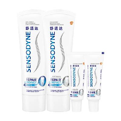 sensodyne 舒适达 抗敏感牙膏专业修复专业美白牙膏 240g