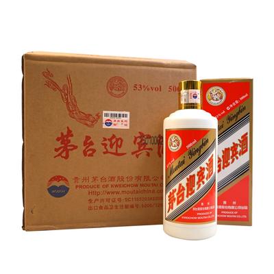 88vip会员:moutai 茅台 飞天迎宾酒 53%vol 酱香型白酒 500ml*6瓶