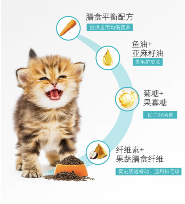 NOURSE 卫仕 膳食平衡系列 无谷六种肉全阶段猫粮 10kg