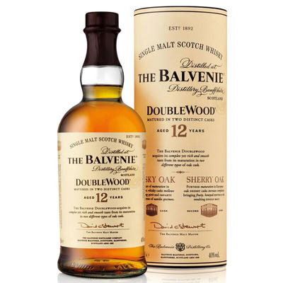 京东plus:the balvenie 百富 12年 双桶 单一麦芽 苏格兰威士忌 40%