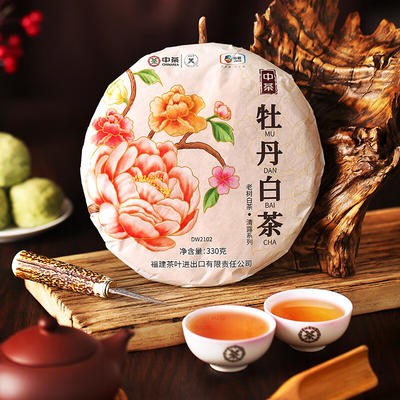 中茶 清露 牡丹白茶 330g 
